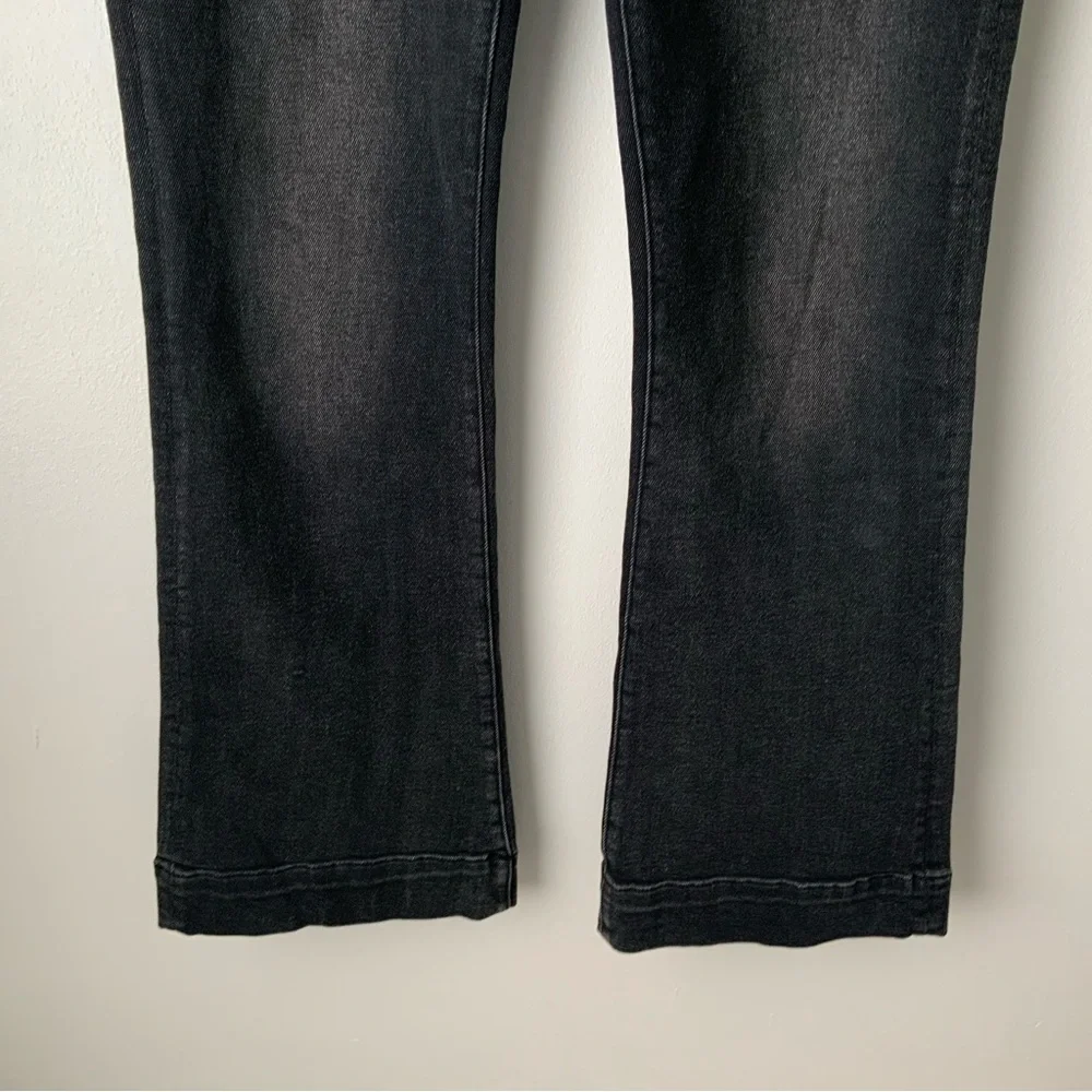 DRIFTWOOD Wyatt Mid-Rise Bootcut Jeans Dark Wash Black Size 30